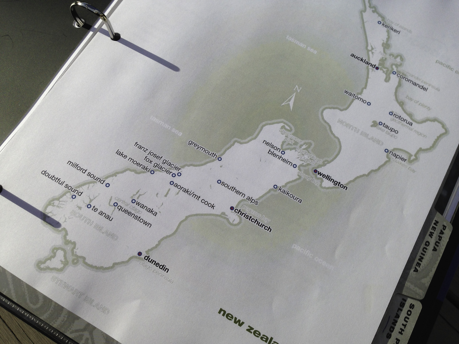 New Zealand custom map.