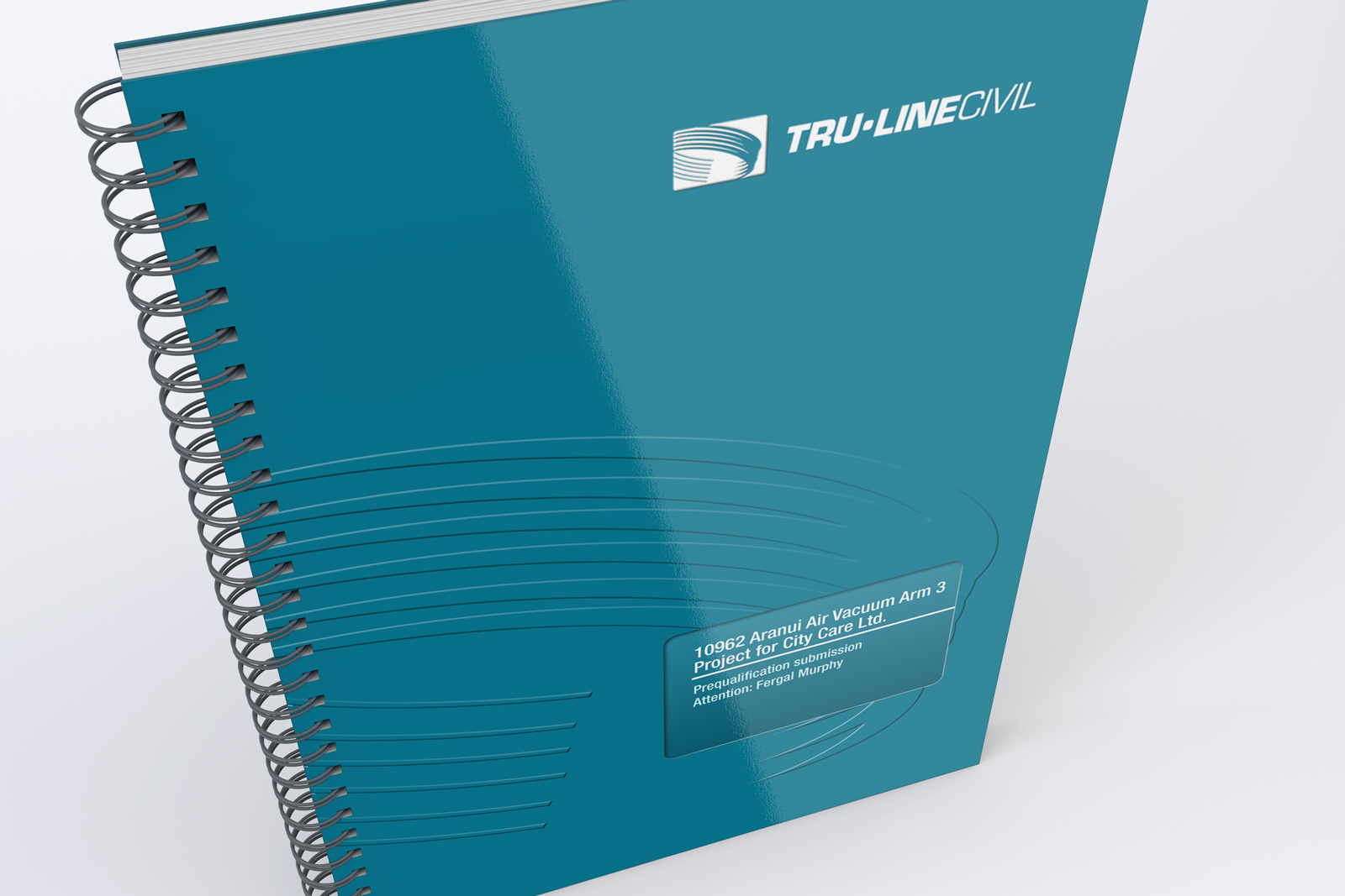 Front cover of TruLine Civil Tender bid document