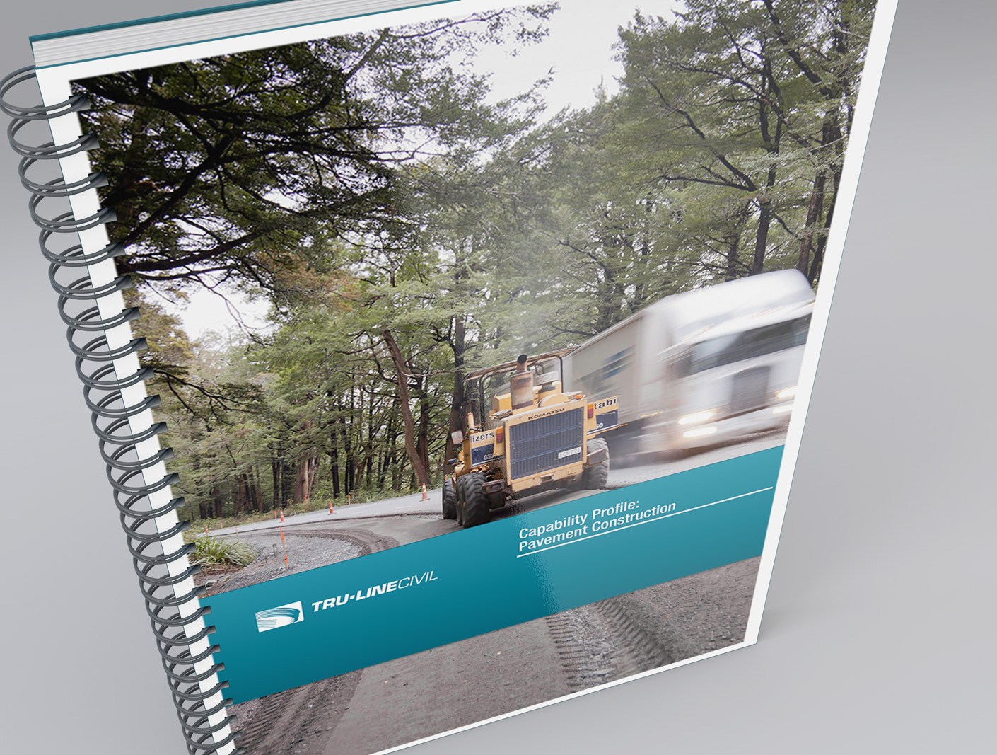 TruLine Capabilities Profile document, Pavement Construction front cover.