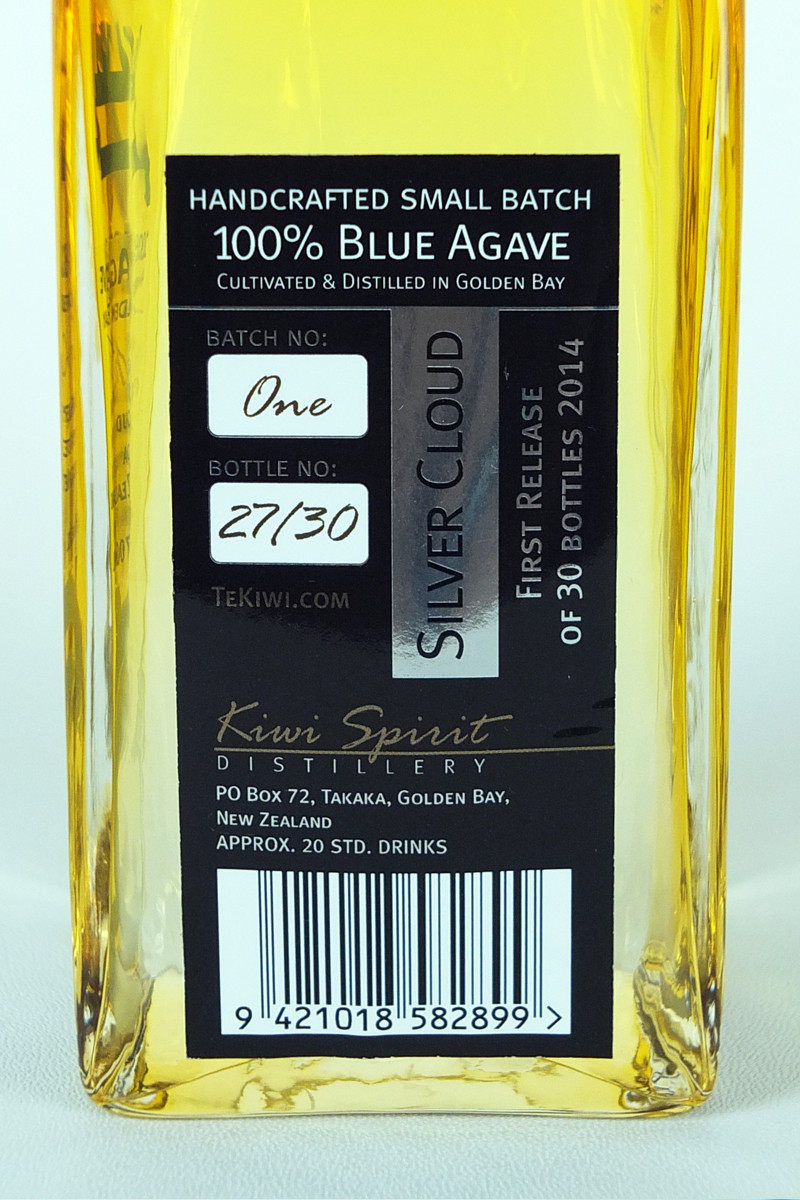 Silver Cloud labelling, first 30 bottles.