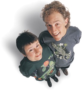 Portrait of design pARTners Chrissie Terpstra and Shaun Waugh for their annual mail order catalogue.