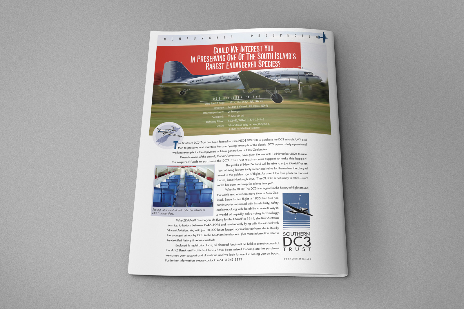 Southern DC3 Newsletter, Spring 2007, back cover.