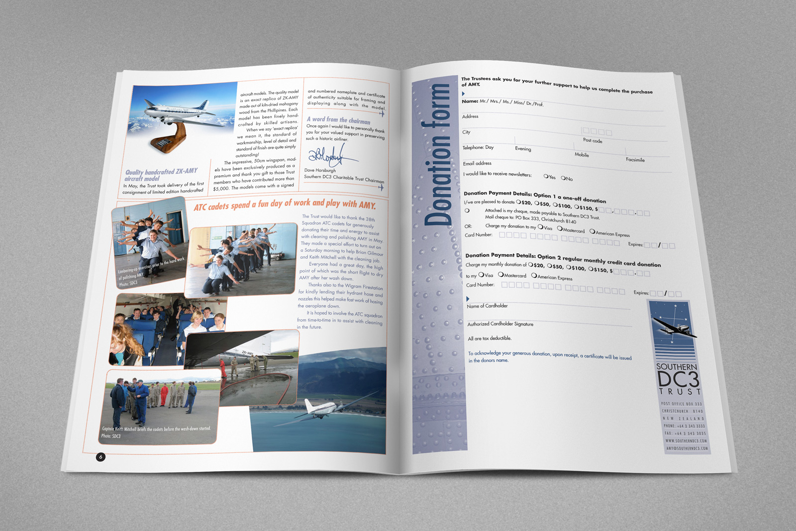 Southern DC3 Newsletter, Spring 2007, pages 6 & 7.