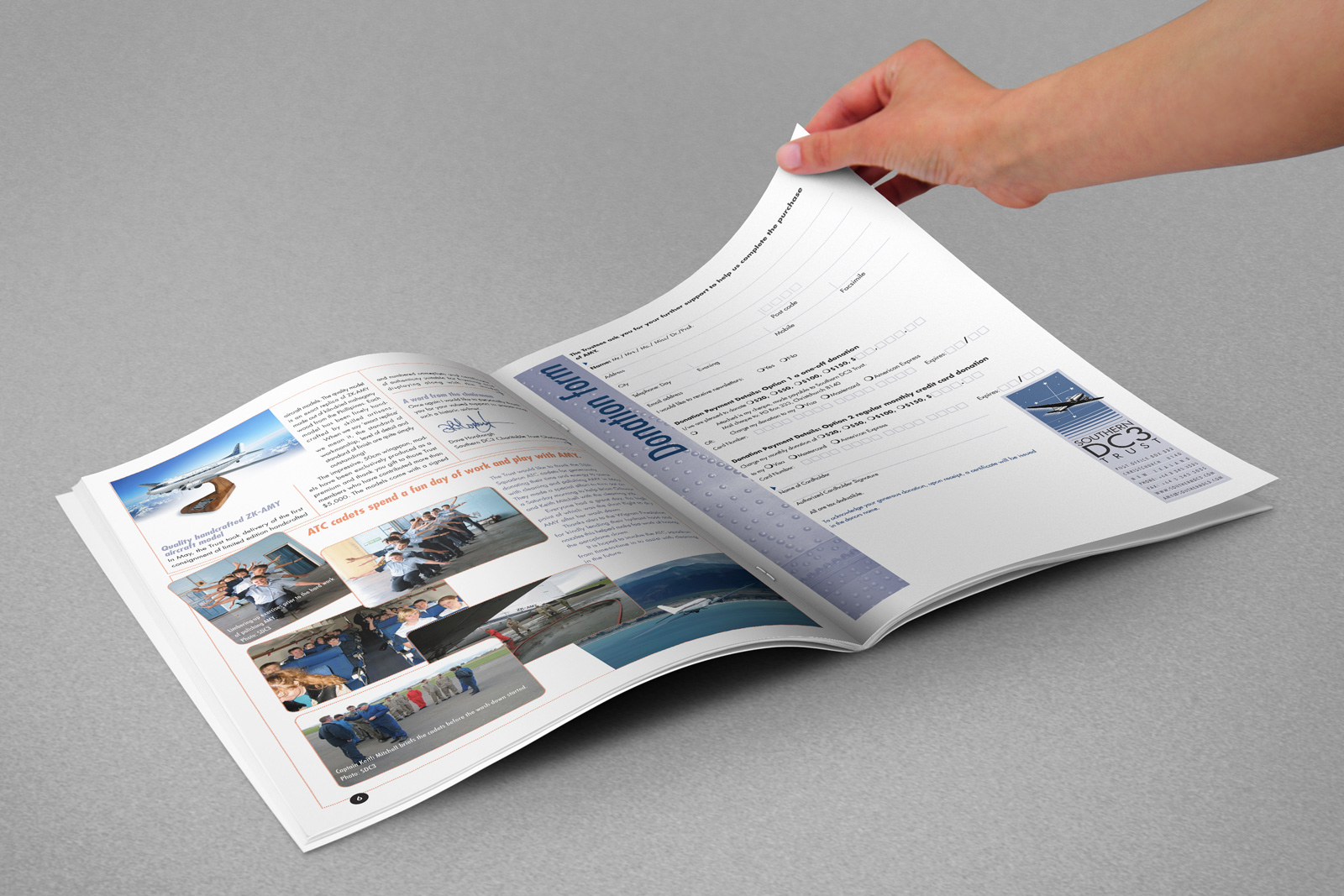 Southern DC3 Newsletter, Spring 2007, pages 6 & 7.