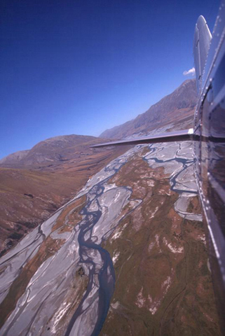 Flightseeing from the Southern DC3.