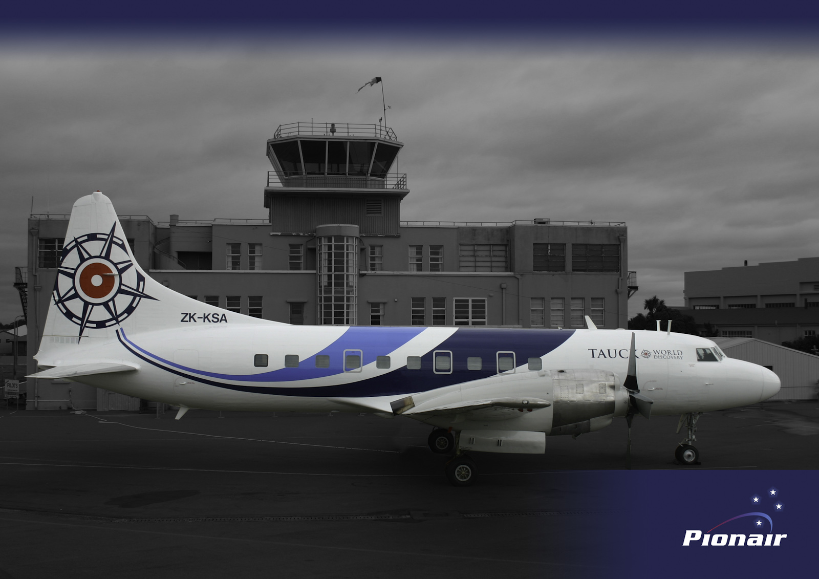 Pionair Australia Convair VH-PDV (ZK-KSA) the unveiling of its brand new fluid livery