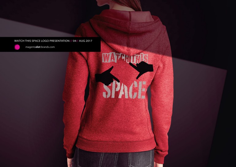 Front cover Watch This Space logo presentation document