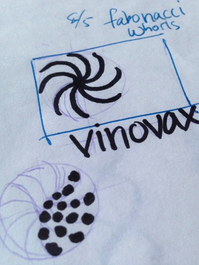 Draft logo ideas covering diverse approaches