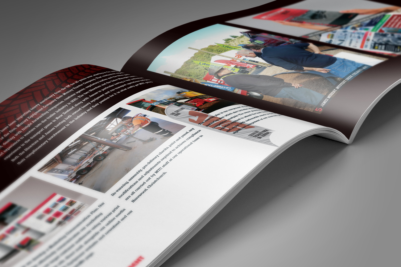 MTC Equipment company profile document “Our capabilities” spread