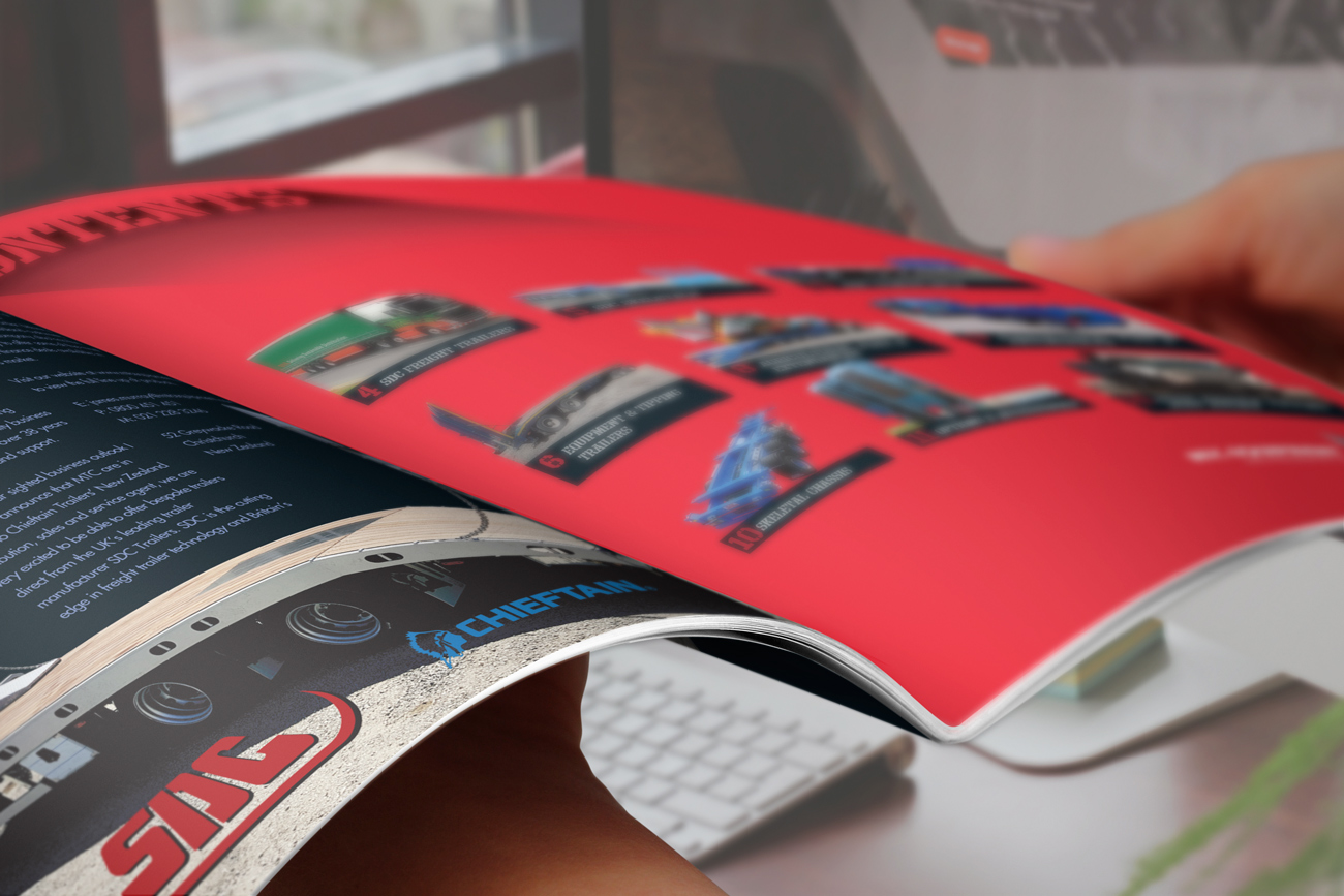 Detail MTC Equipment 2019 Catalogue inside front cover contents spread.