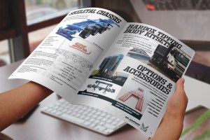 MTC Equipment 2019 Catalogue SDC Skeletal Chassis, Options & Accessories, Hardox Tipping body kitsets spread.