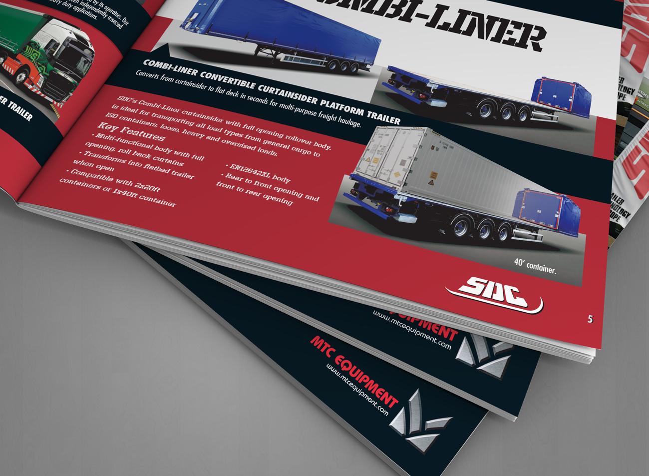 Detail MTC-Equipment 2019 Catalogue, Combi-liner article