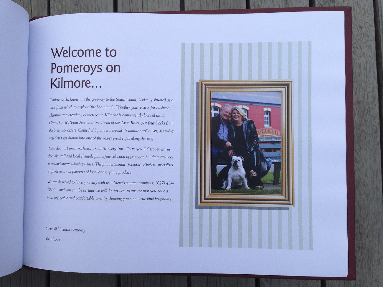 Pomeroy’s boutique accommodation, bed & breakfast guest’s compendium of travel information.