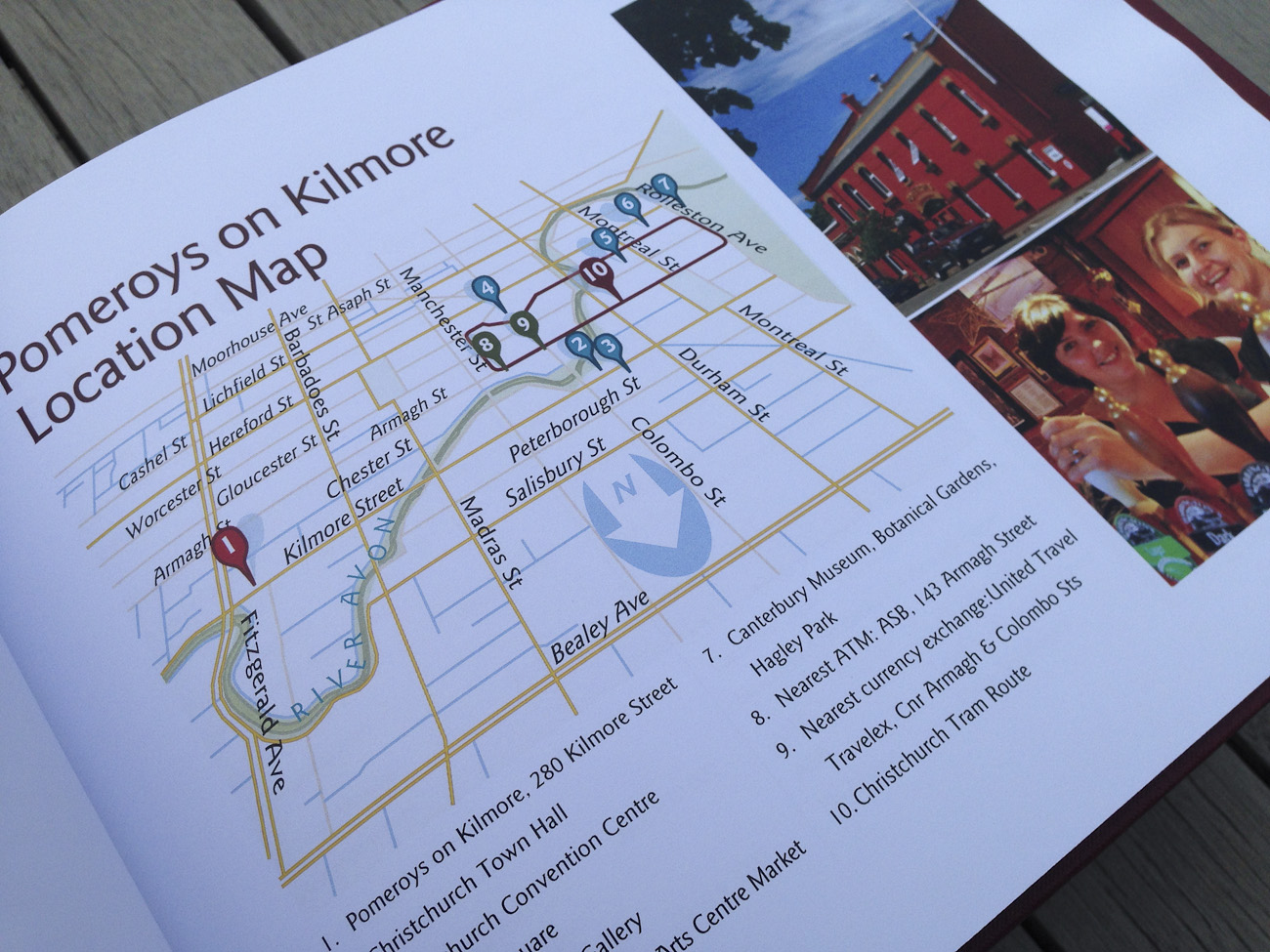 Pomeroy’s boutique accommodation, bed & breakfast guest’s compendium of travel information.