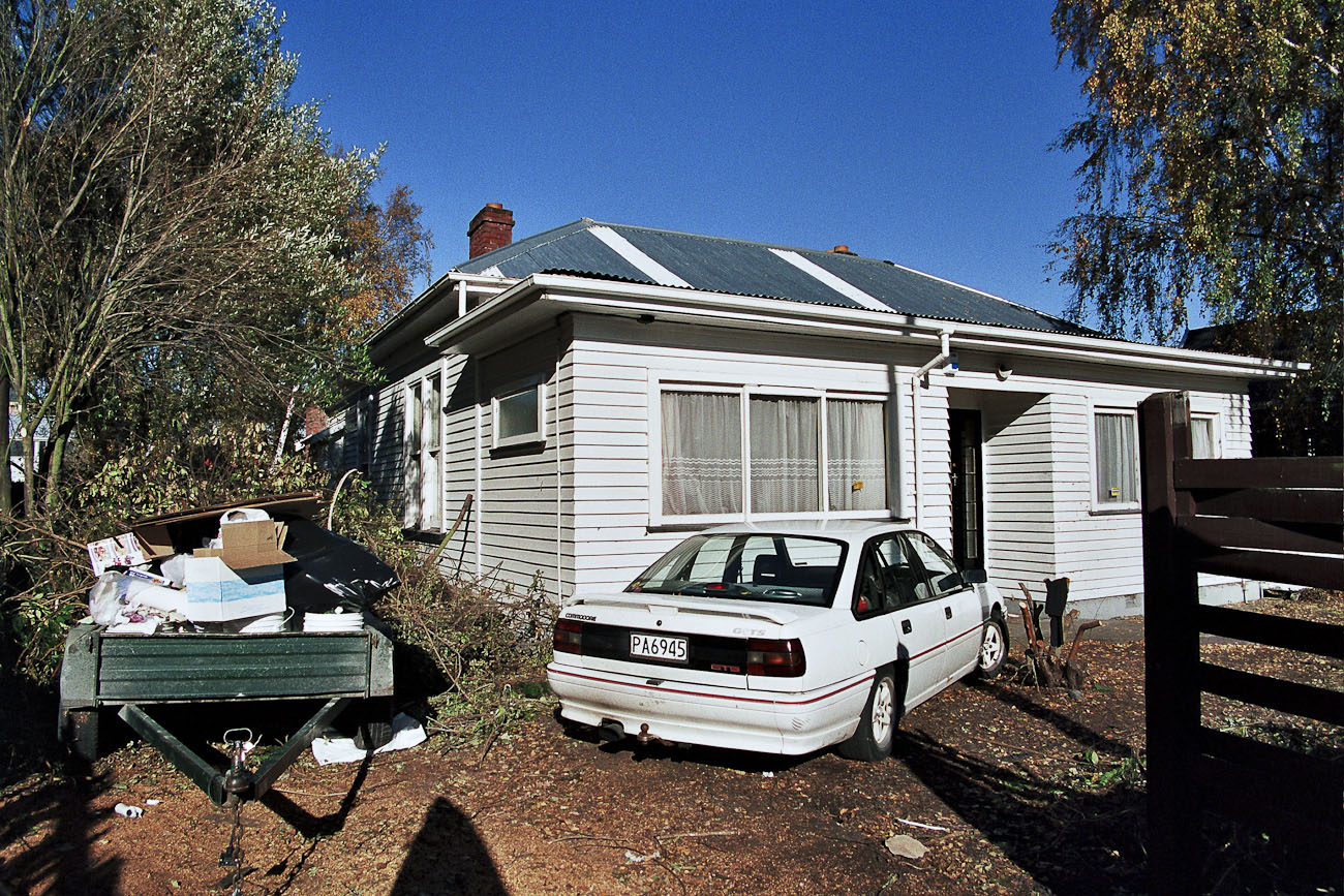 Pomeroy’s on Kilmore Boutique Accommodation interior, before photo of street frontage.