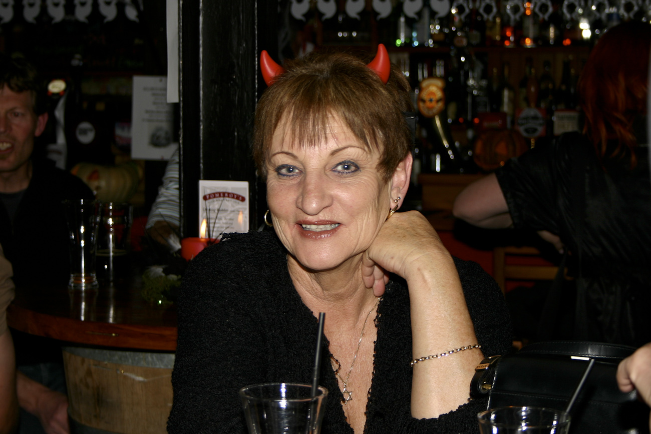 Partygoers, Pomeroy’s Halloween Party, Friday October 31, 2008.