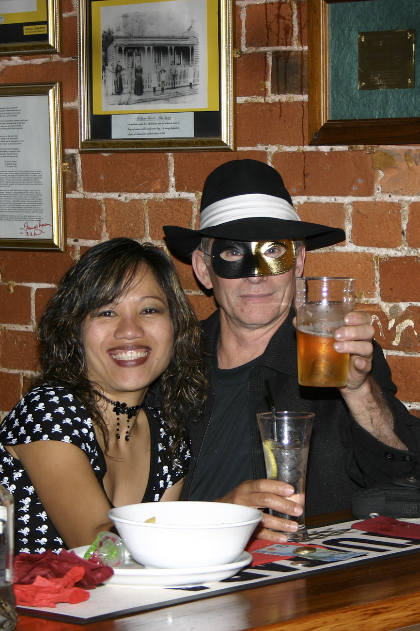 Partygoers, Pomeroy’s Halloween Party, Friday October 31, 2008.