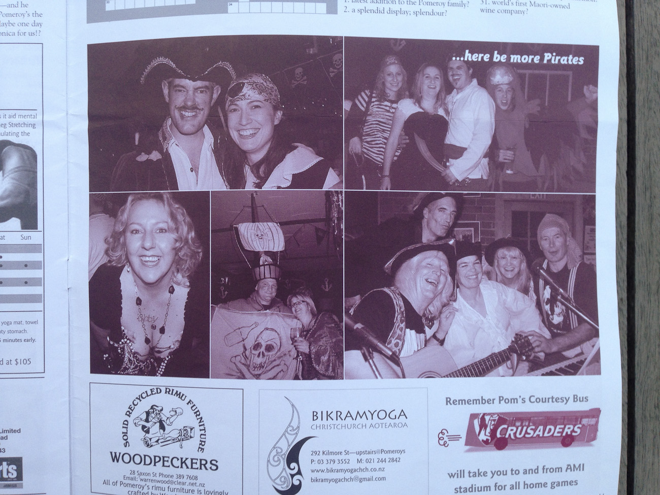 Pomeroy’s Press newsletter, photo gallery of social photography images shot at recent events by Shaun Waugh.