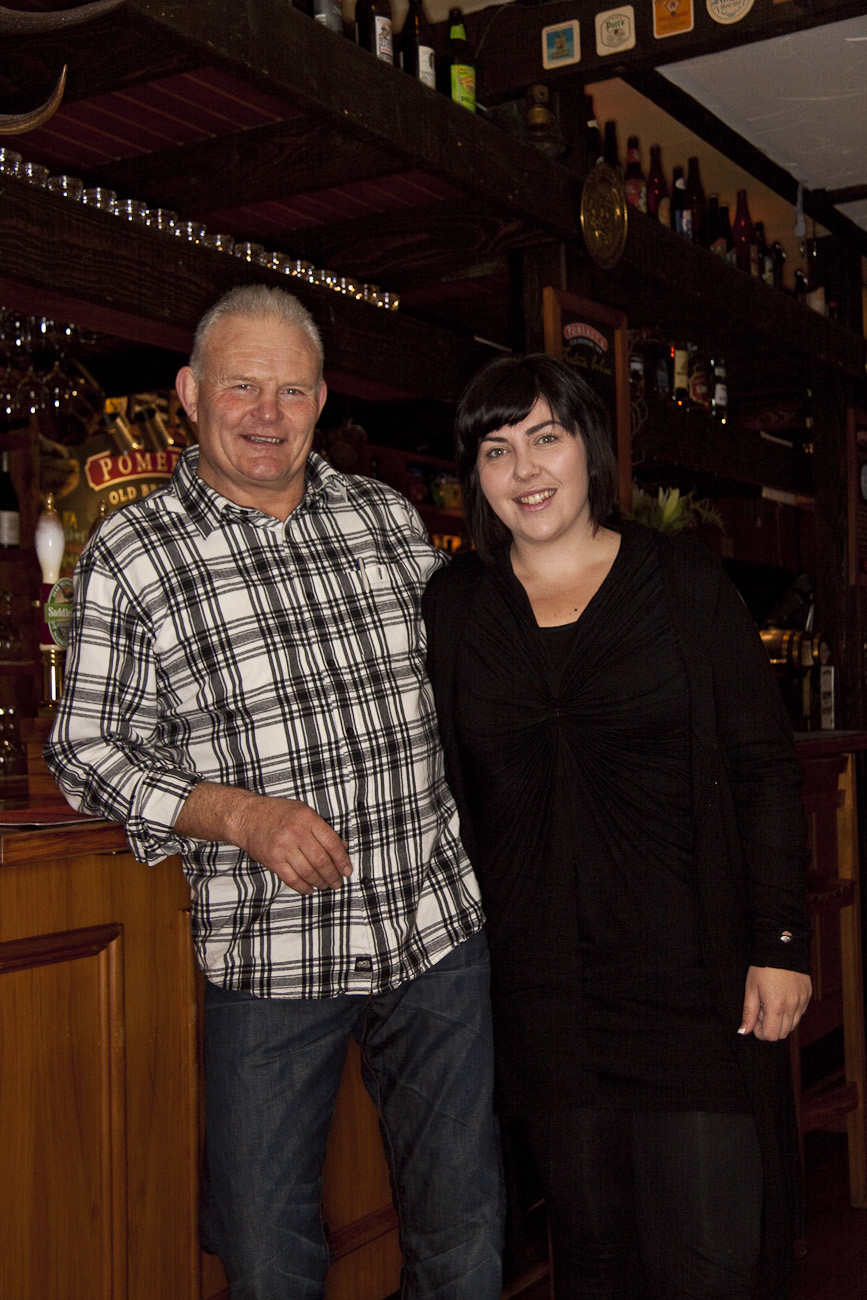 The Pomeroy’s Press. The Pomeroy’s Press. Staff profile article photos. Steve Pomeroy, Ava Wilson.