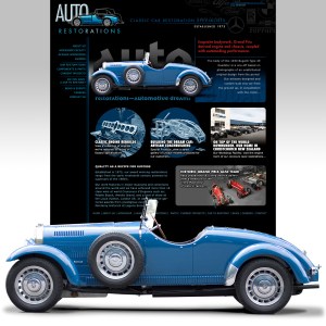 Auto Restorations website after. Home page.