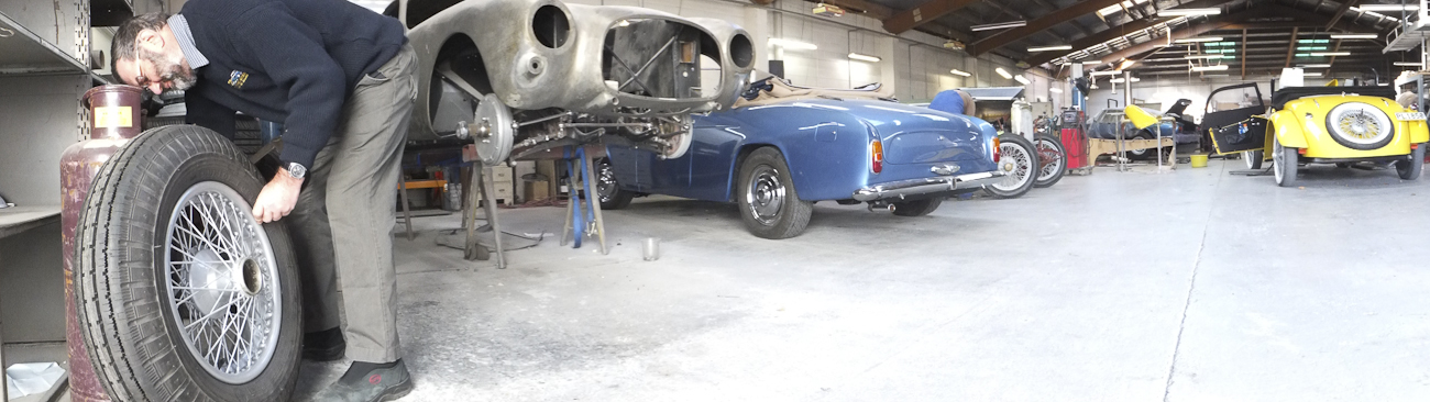 Auto Restorations Panel Shop panorama.