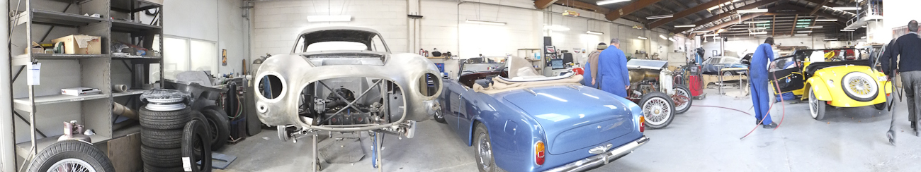 Auto Restorations Panel Shop panorama.