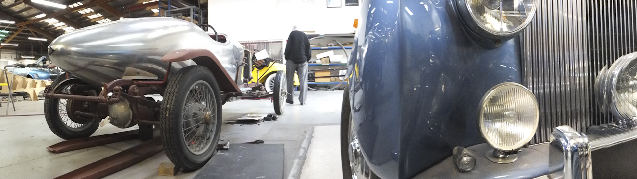 Auto Restorations Panel Shop panorama.