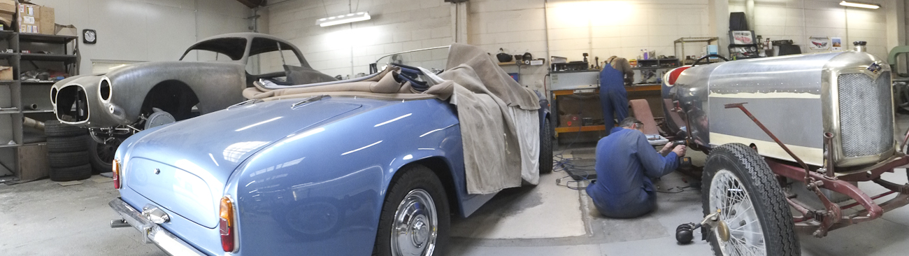 Auto Restorations Panel Shop panorama.