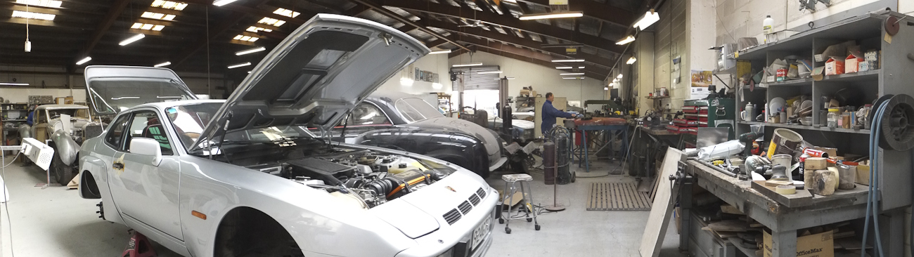 Auto Restorations Panel Shop panorama.
