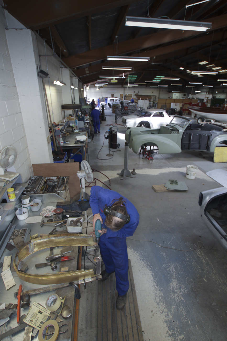 Panel Shop scene, Auto Restorations.