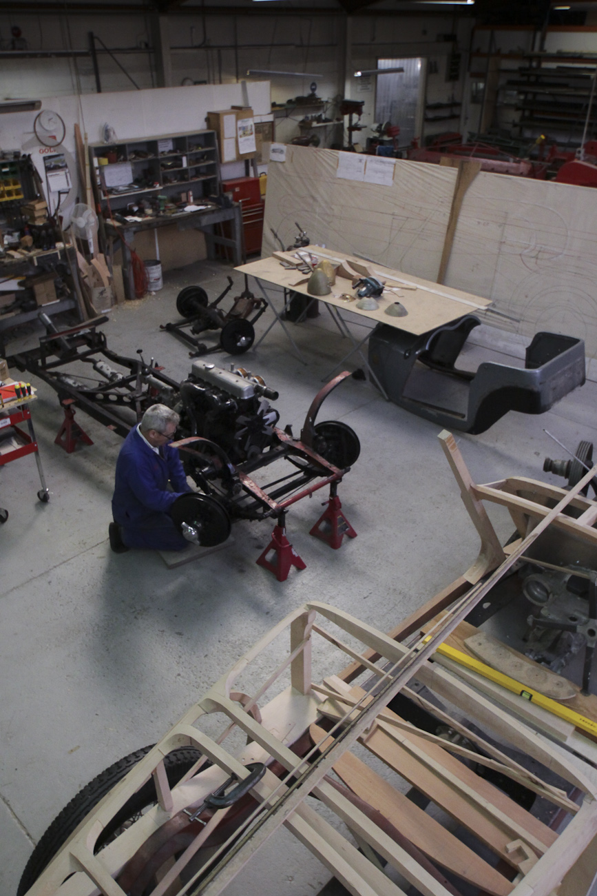 Custom Coachbuilding Shop scene, Auto Restorations.