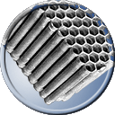 Auto Restorations radiator shop icon.