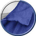 Auto Restorations skilled workforce blue collar icon.