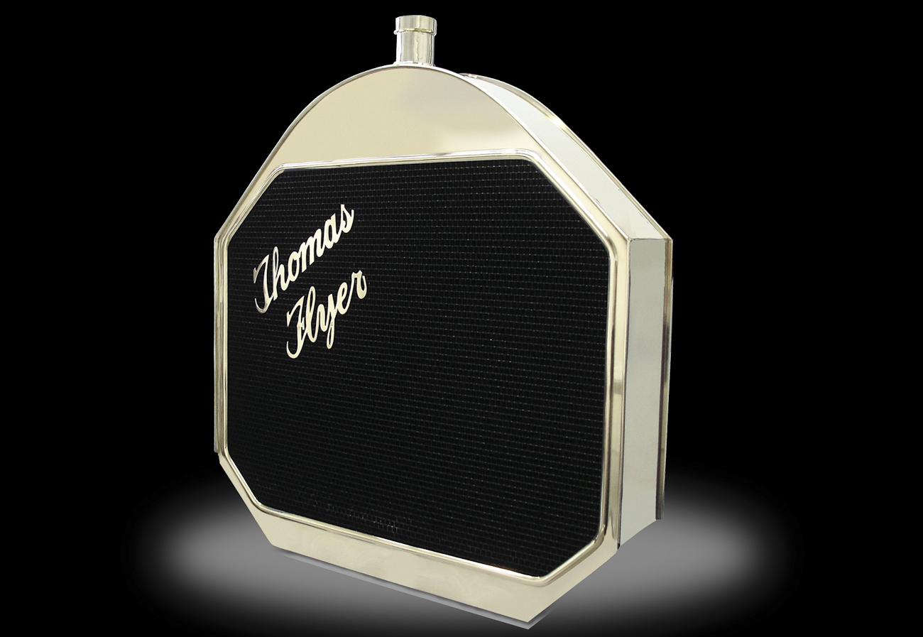 Thomas Flyer radiator hand built by Auto Restorations.