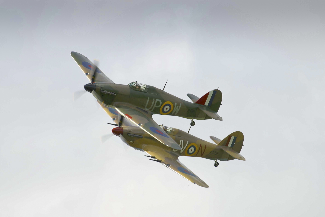Auto Restorations re-cored and manufactured in the workshop radiator facility, the radiators for this pair of Vintage Hurricane Mk2 aircraft