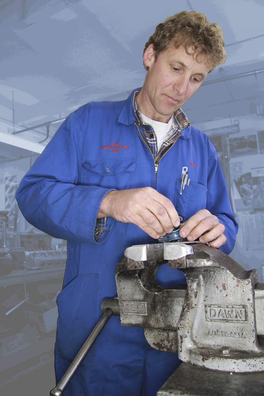 Nigel Baker, Mechanical Shop, Auto Restorations.