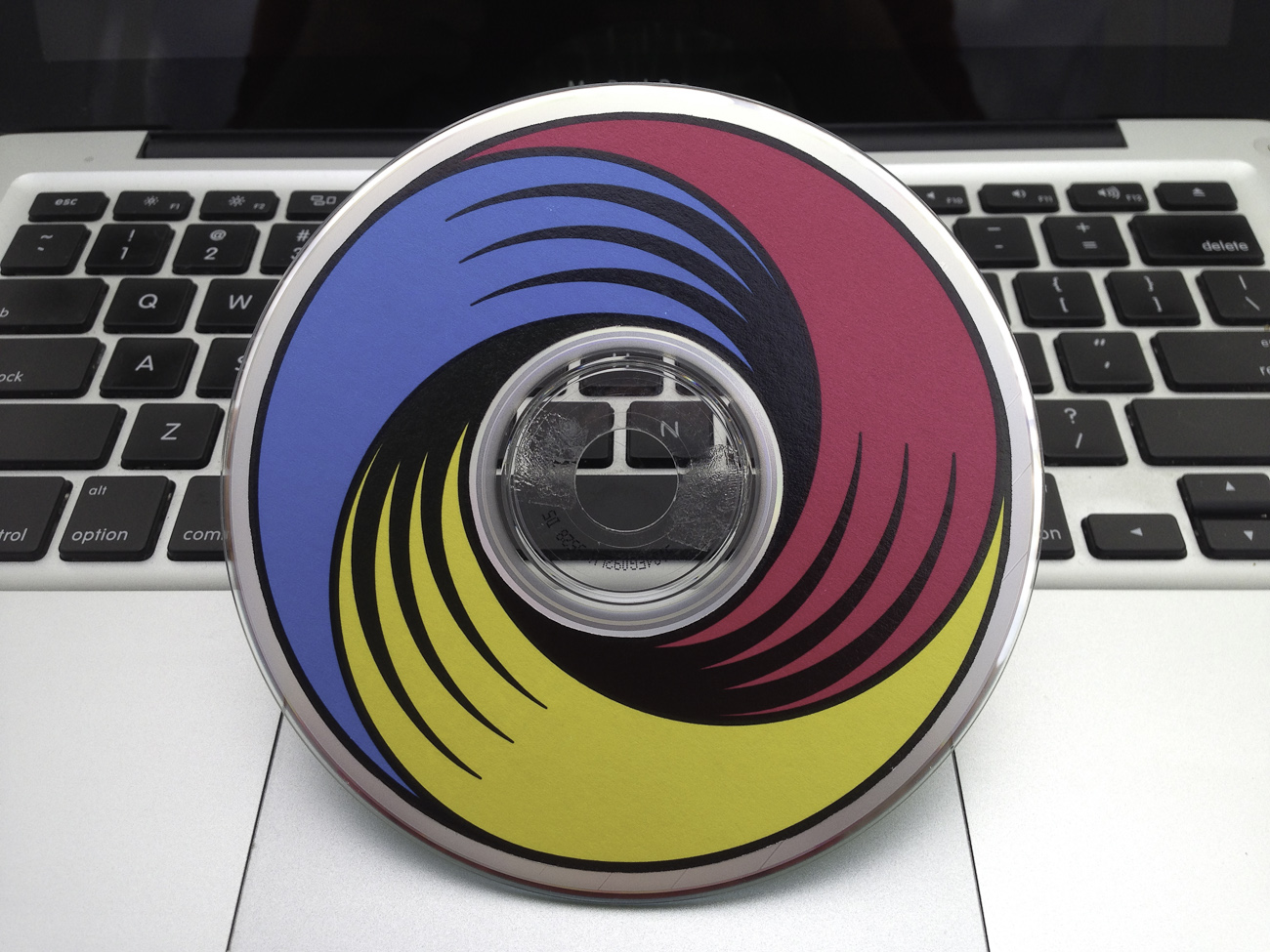 AbsoluteProof software disk label, first iteration